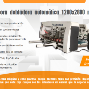 1. Pegadora Dobladora Automática