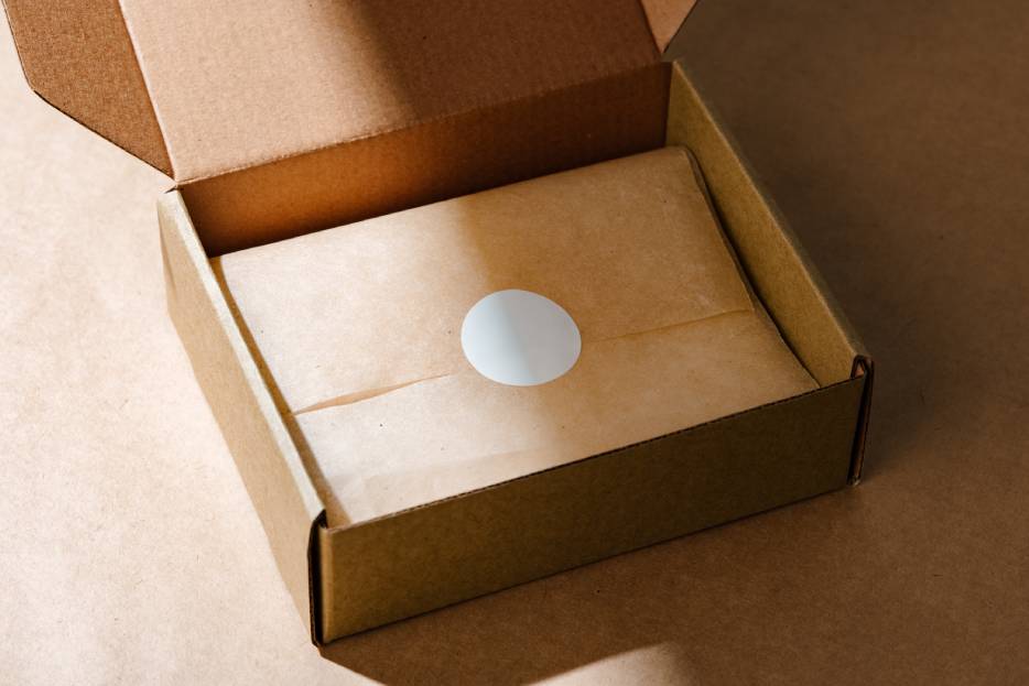 paquete con cajas de cartón